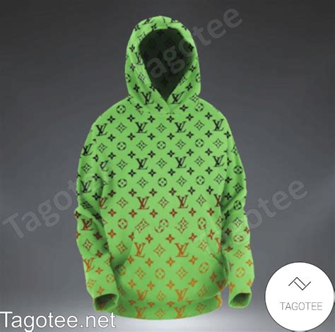 louis vuitton green sweatshirt|louis vuitton sweatsuit.